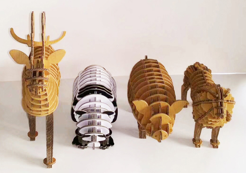 瓦楞紙工藝品